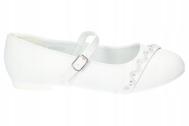 AMERICAN CLUB KOM49 BUTY KOMUNIJNE BALERINKI WKŁADKA SKÓRZANA BIAŁE 36 Okazje komunia