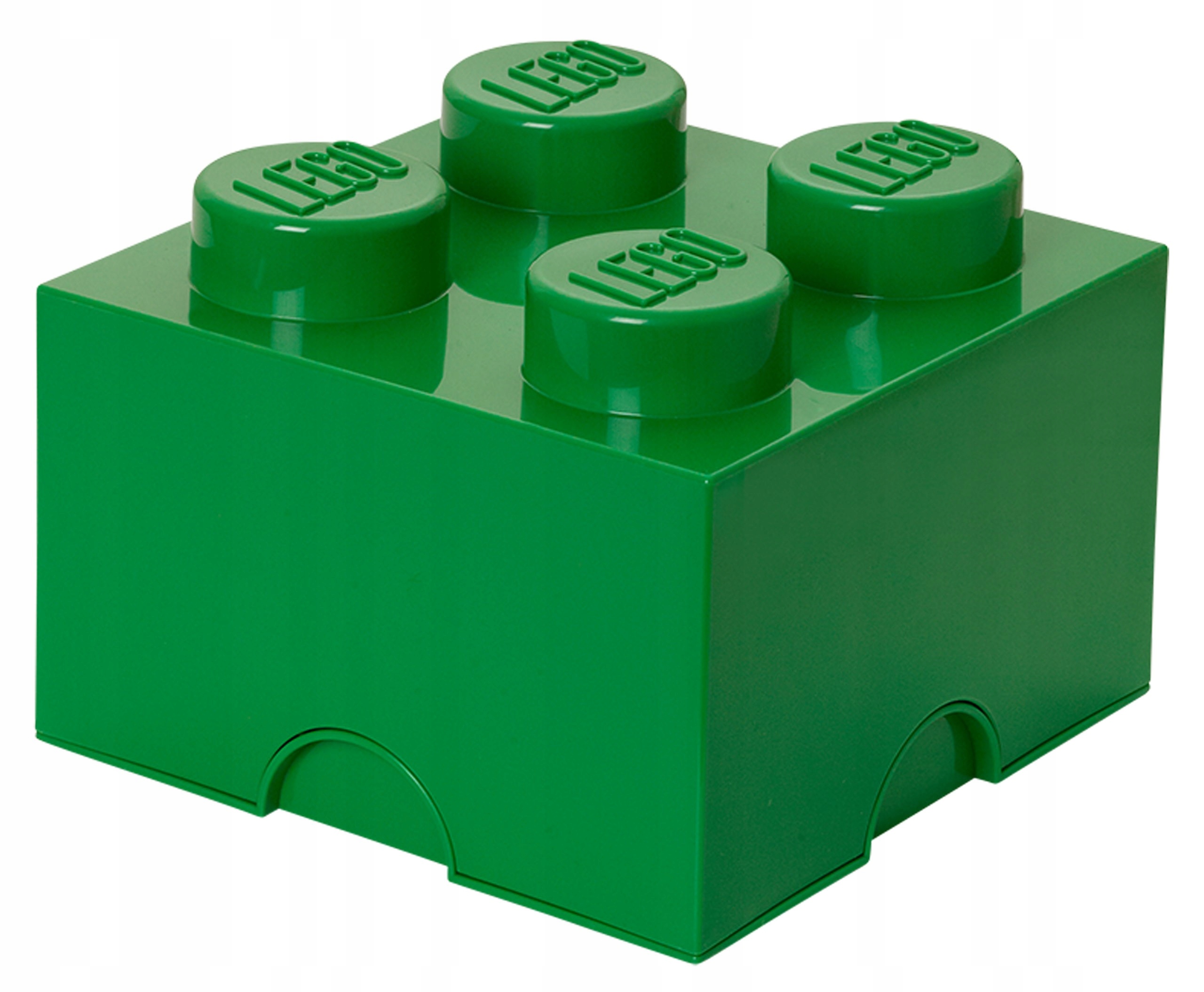 

Zielony pojemnik na drobne zabawki Klocek Lego