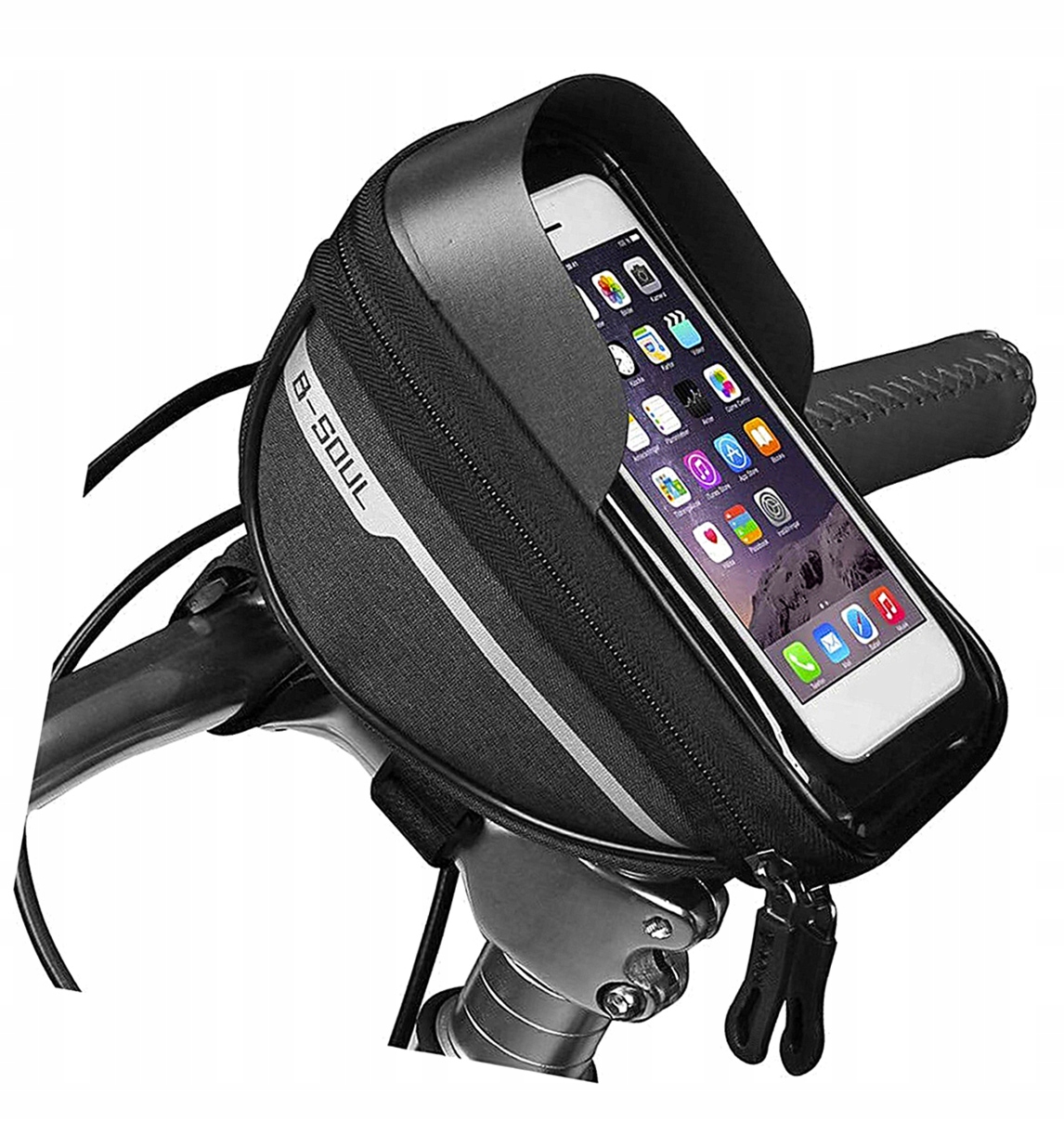 WODOODPORNA SAKWA ROWEROWA NA TELEFON TORBA UCHWYT K7L00