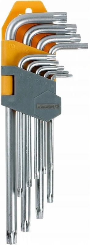 

Zestaw kluczy torx 9 szt. T10-T50 Bessto