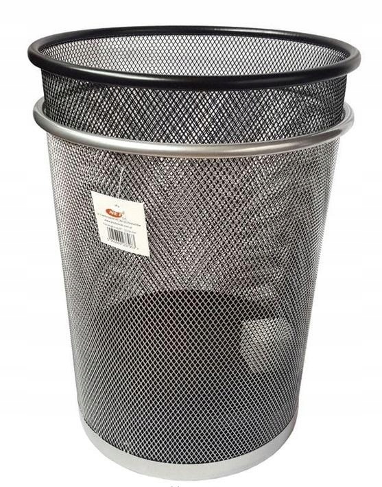 KOSZ OKRĄGŁY SREBRNY