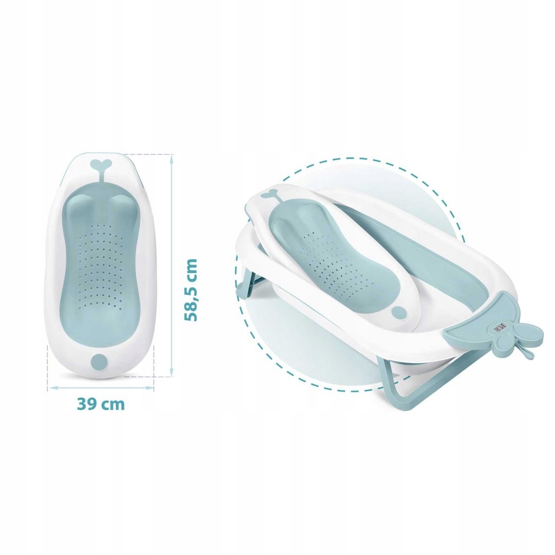 WKŁADKA DO WANIENKI DLA NIEMOWLĄT PODUSZKA LEŻACZEK DO KĄPIELI RICOKIDS Marka RicoKids