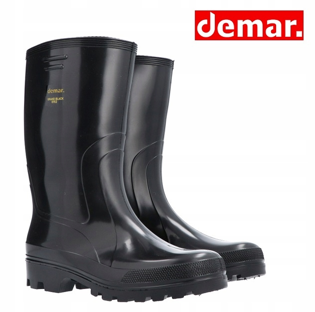 Kalosze Gumiaki Mocne GRAND BLACK Demar Polskie 42 Marka Demar