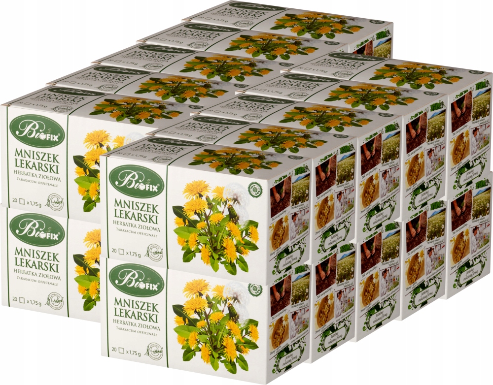 Herbata ziołowa w torebkach Bifix mniszek lekarski 20szt x20