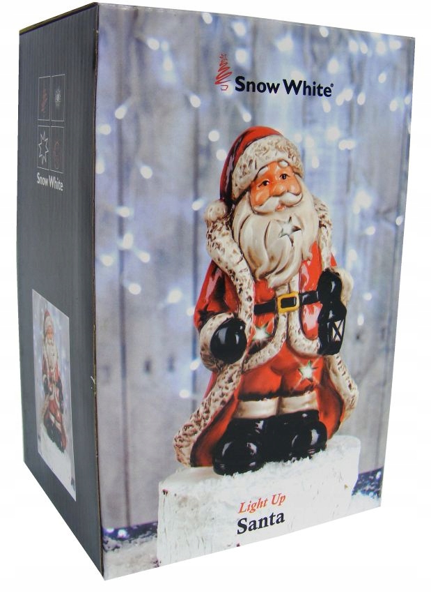 MIKOŁAJ FIGURKA CERAMICZNA VINTAGE 20cm ŚWIECI LED Rodzaj figurka