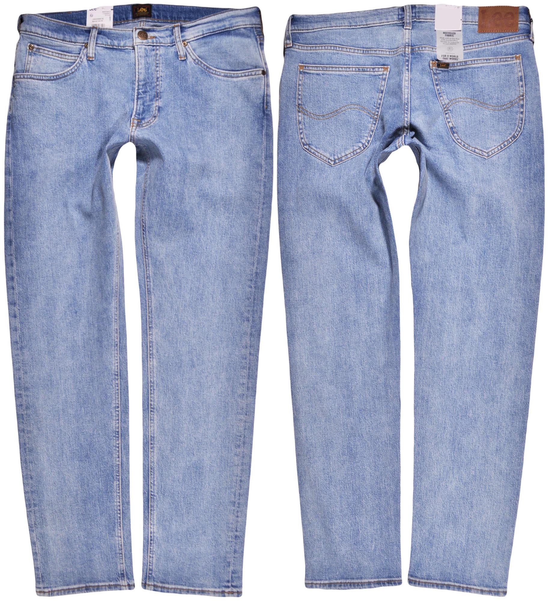 Lee kalhoty Tapered regular Blue jeans Daren Zip Fly W34 L32