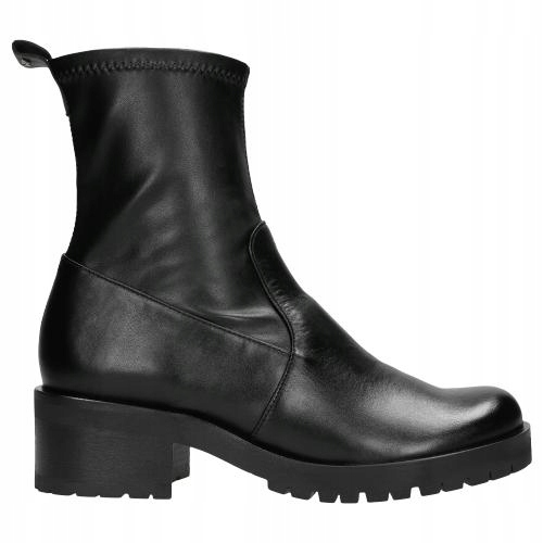 

Buty Wojas Botki damskie skóra czarne r. 37