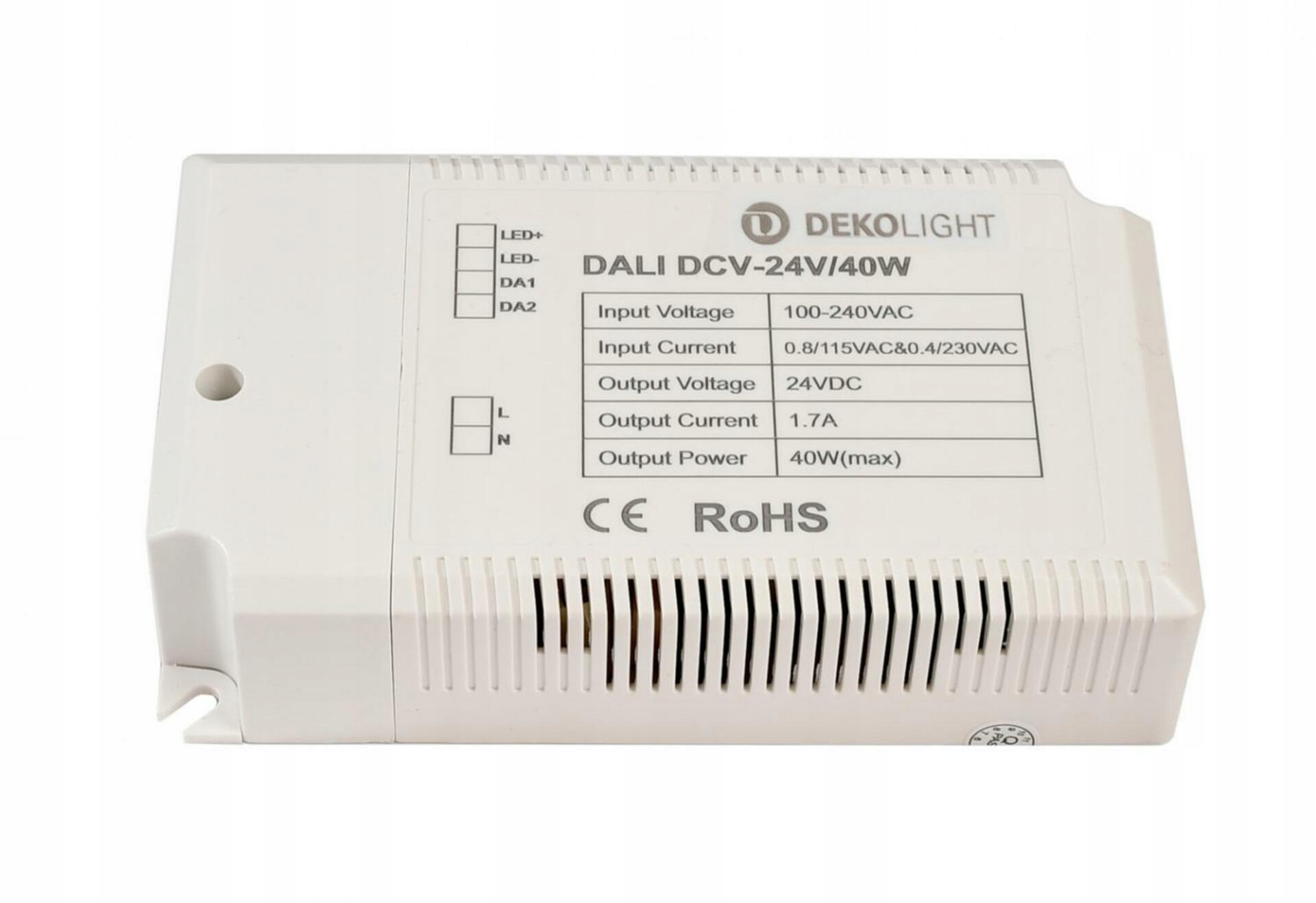 Light Impressions KapegoLED napájanie DCV-24V/40W Dali konštantné napätie IP2