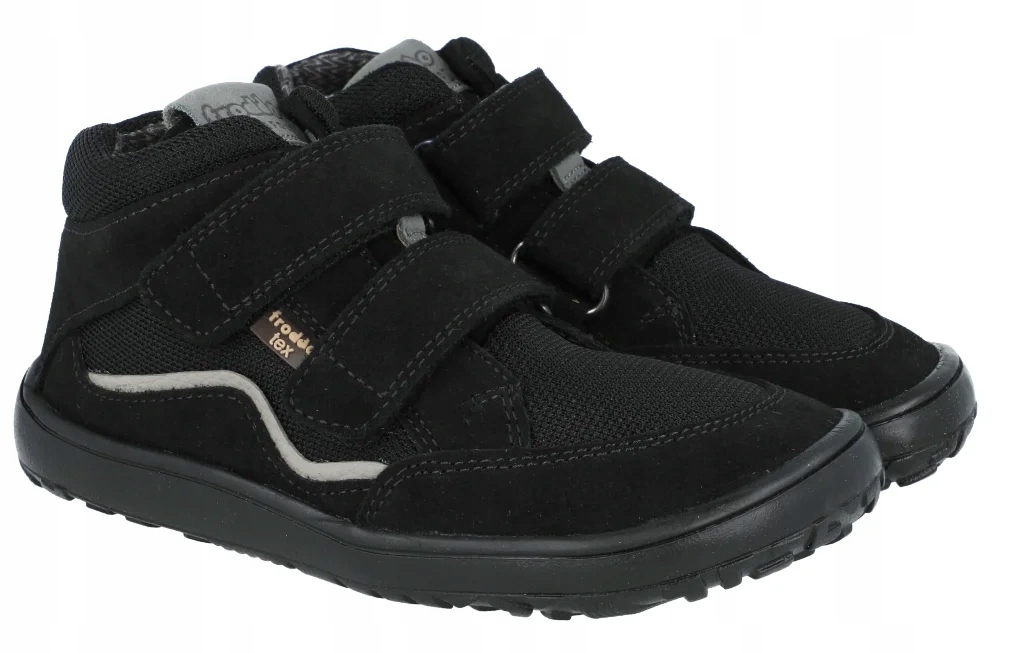 Trzewiki barefoot Froddo G3110266-20 czarne buty dziecięce membrana R25