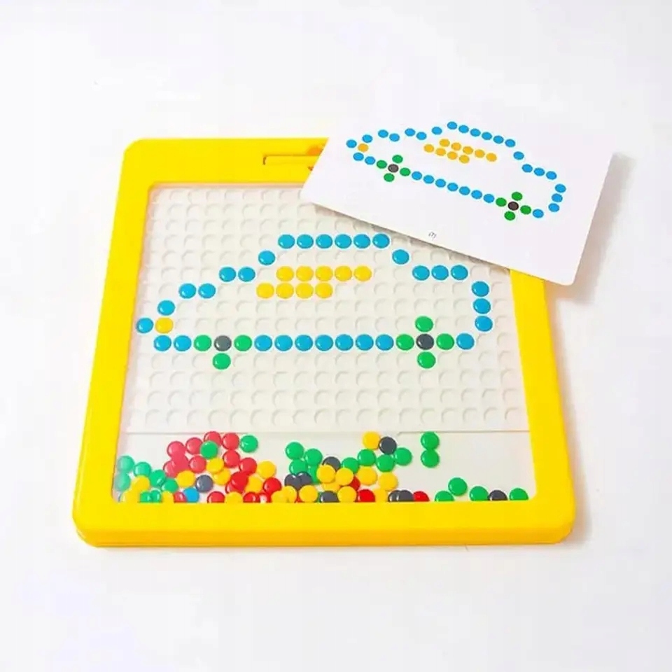 Tablica Magnetyczna dla Dzieci Montessori MagPad Klocki Magnetyczne + Pisak Szerokość produktu 31 cm