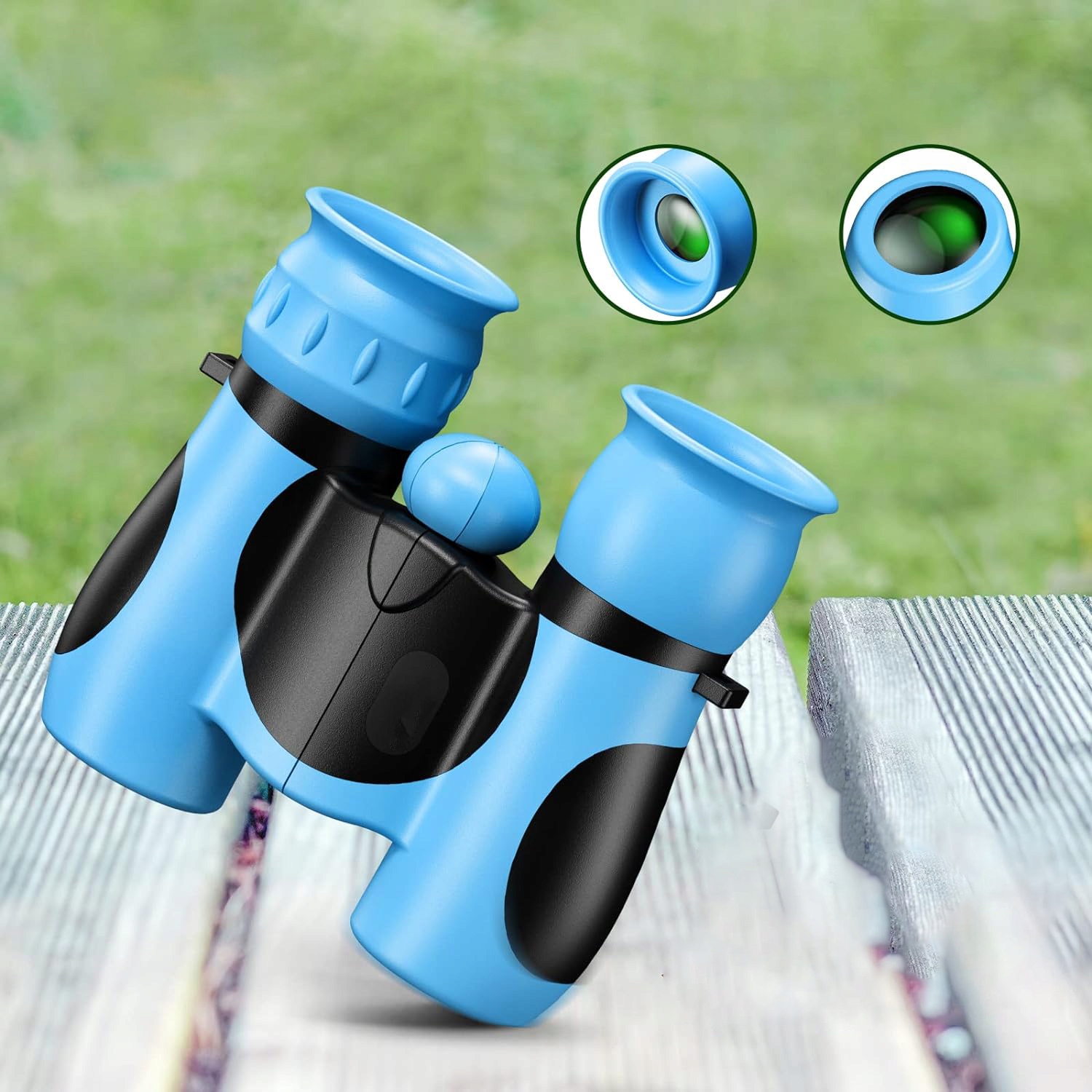 LORNETKA OPTYKA 8X21 DLA DZIECI WODOODPORNA NA WAKACJE NA PLAŻĘ NIEBIESKI Kod producenta 8×21 Binoculars For Kids blue