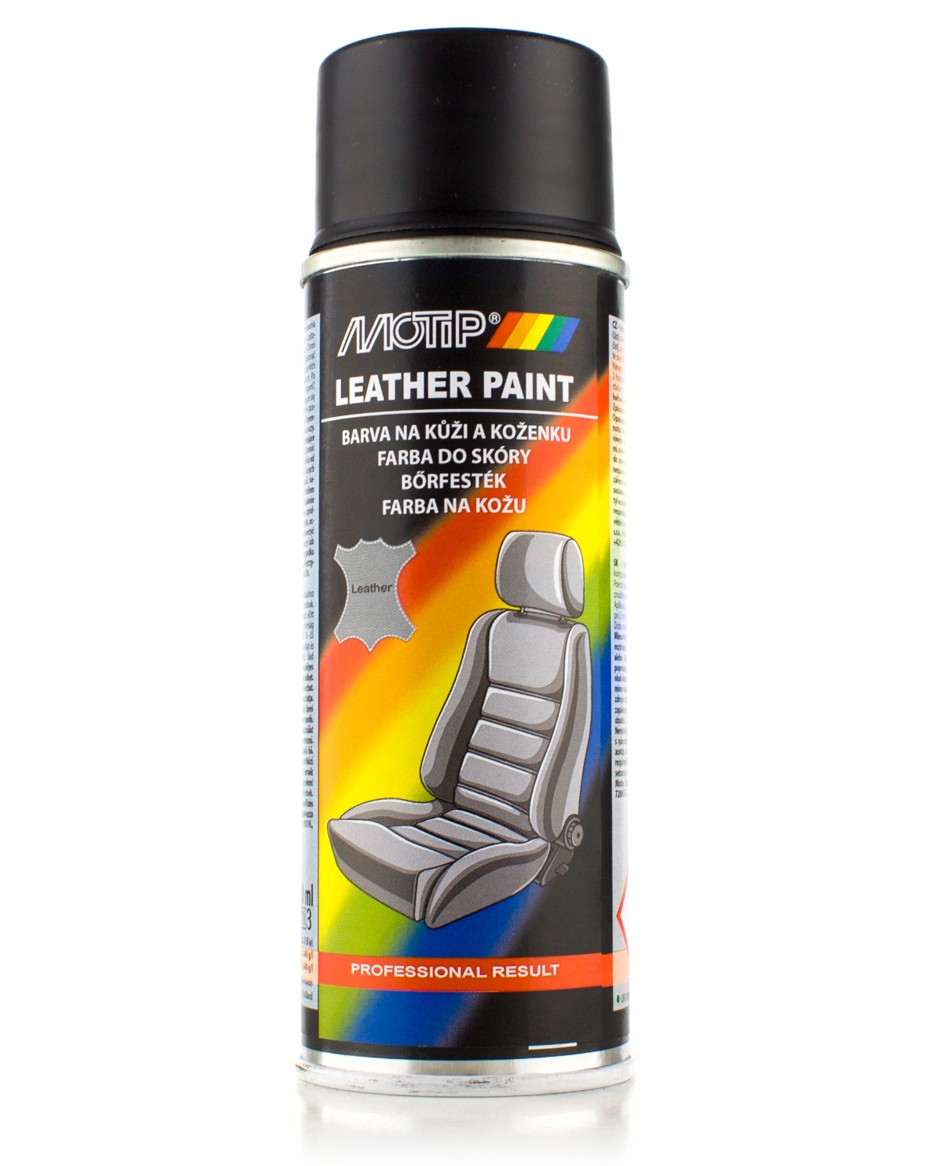 

Motip lakier do skóry winylu spray Czarny 04230