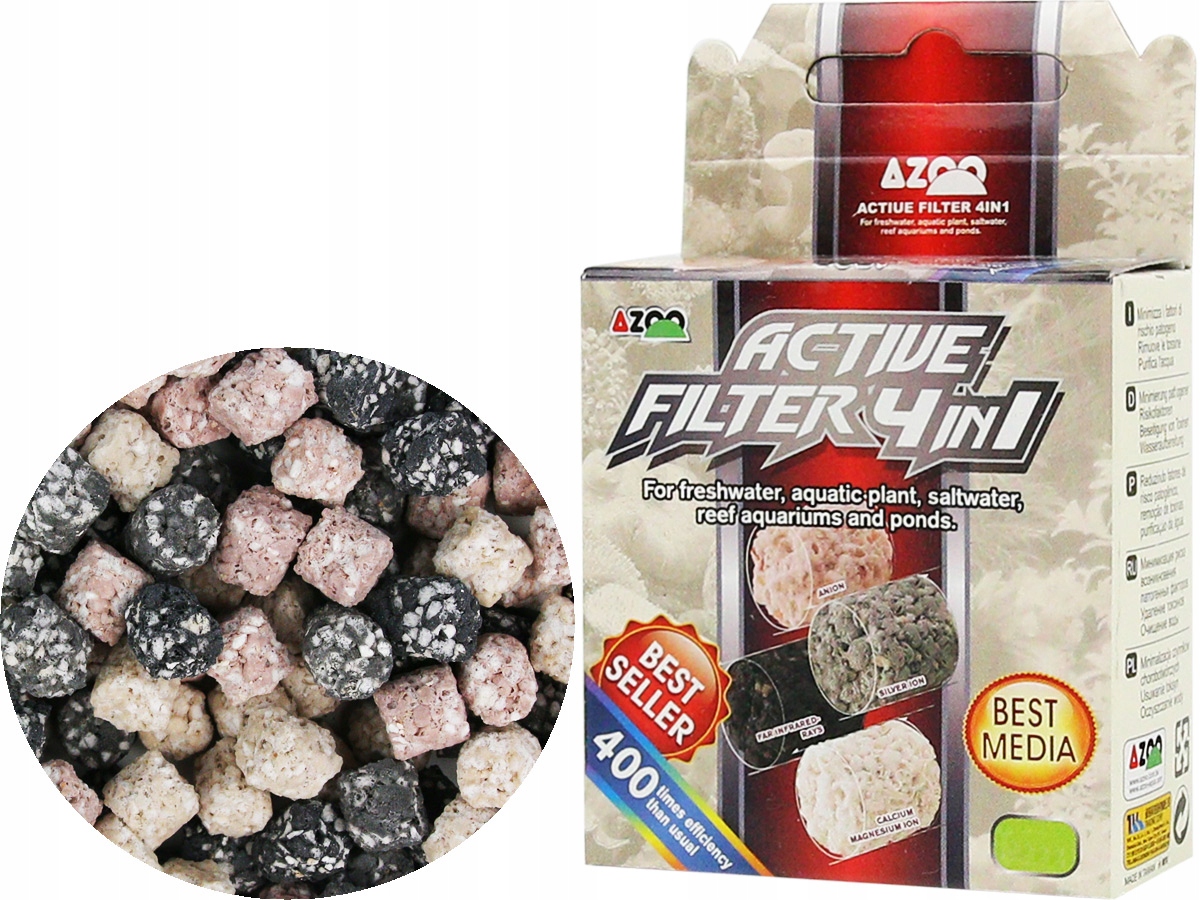 

Azoo Active Filter 4in1 48 sztuk Wkład biologiczny