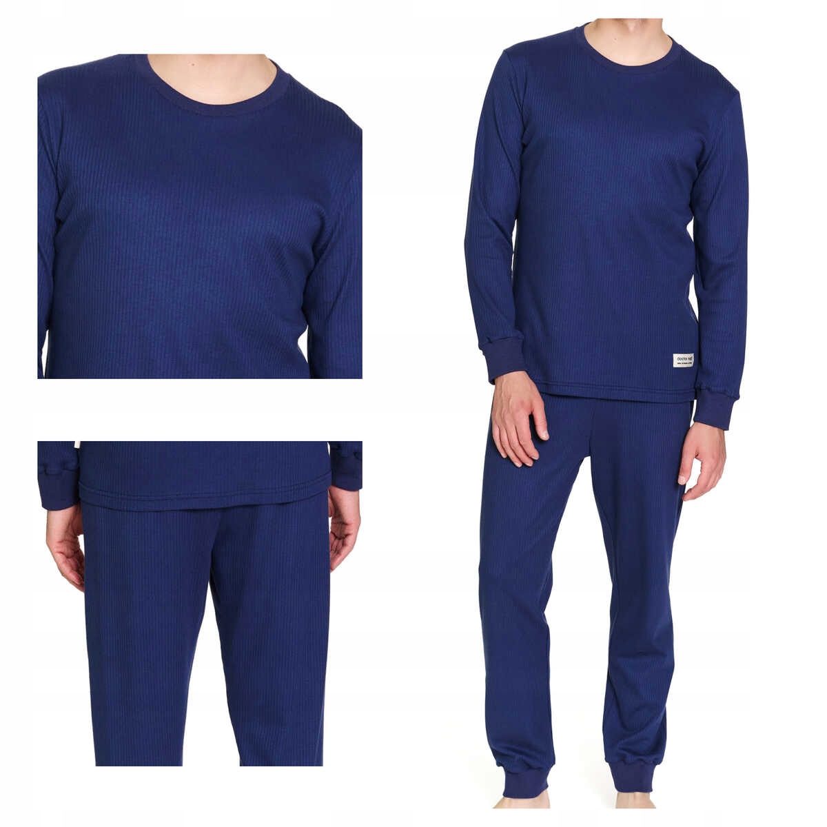 Doctornap Pánské bavlněné pyžamo s dlouhým rukávem Pmb 7350 cosmos XL