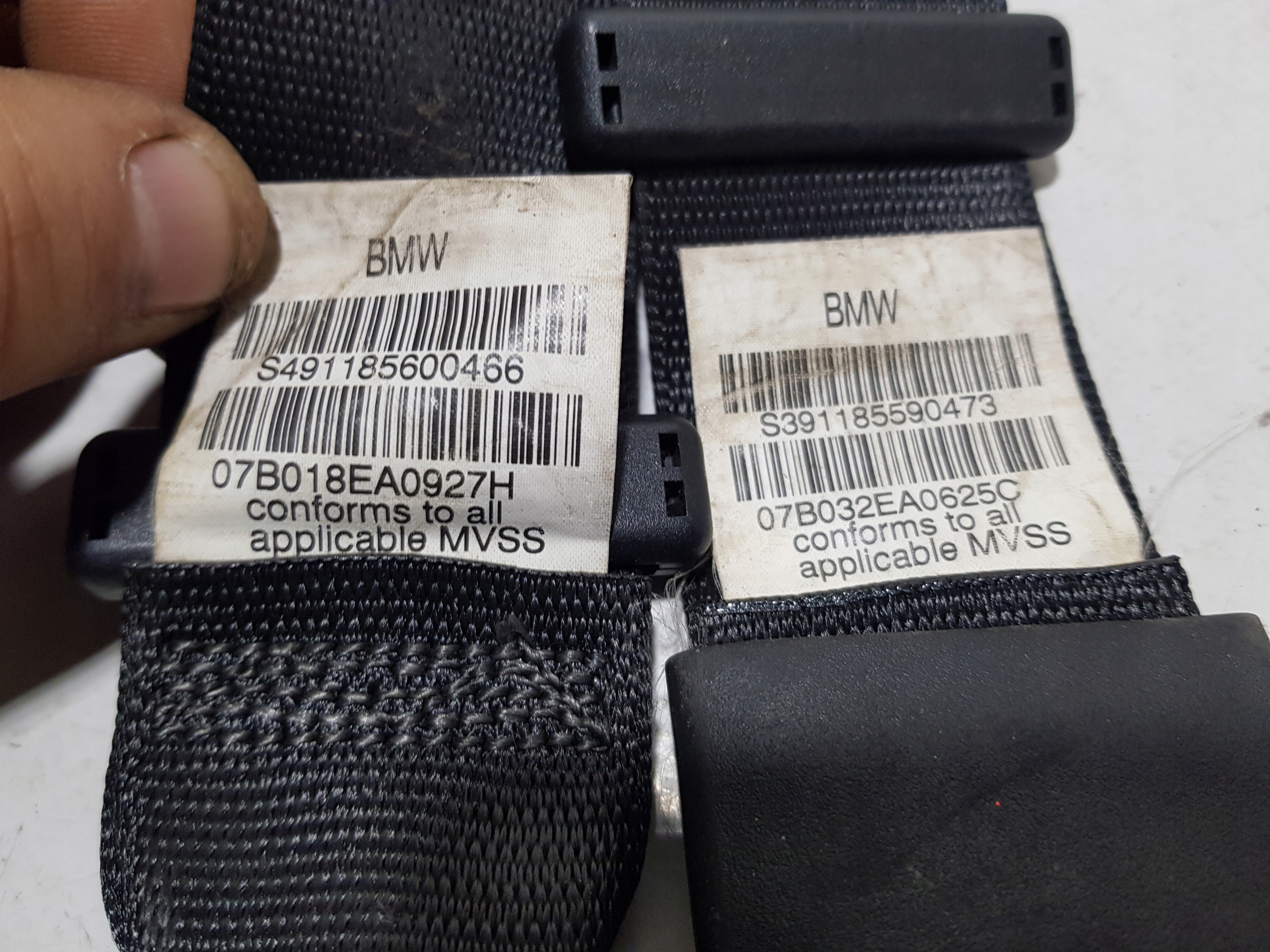 BMW X5 E70 Spanner Gurten links rechts vorne heck KOMPLET PASOW