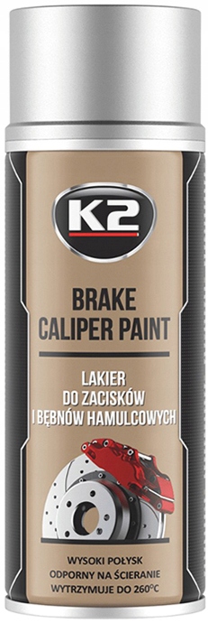

K2 Brake Caliper Lakier Do Zacisków Srebrny 400ML