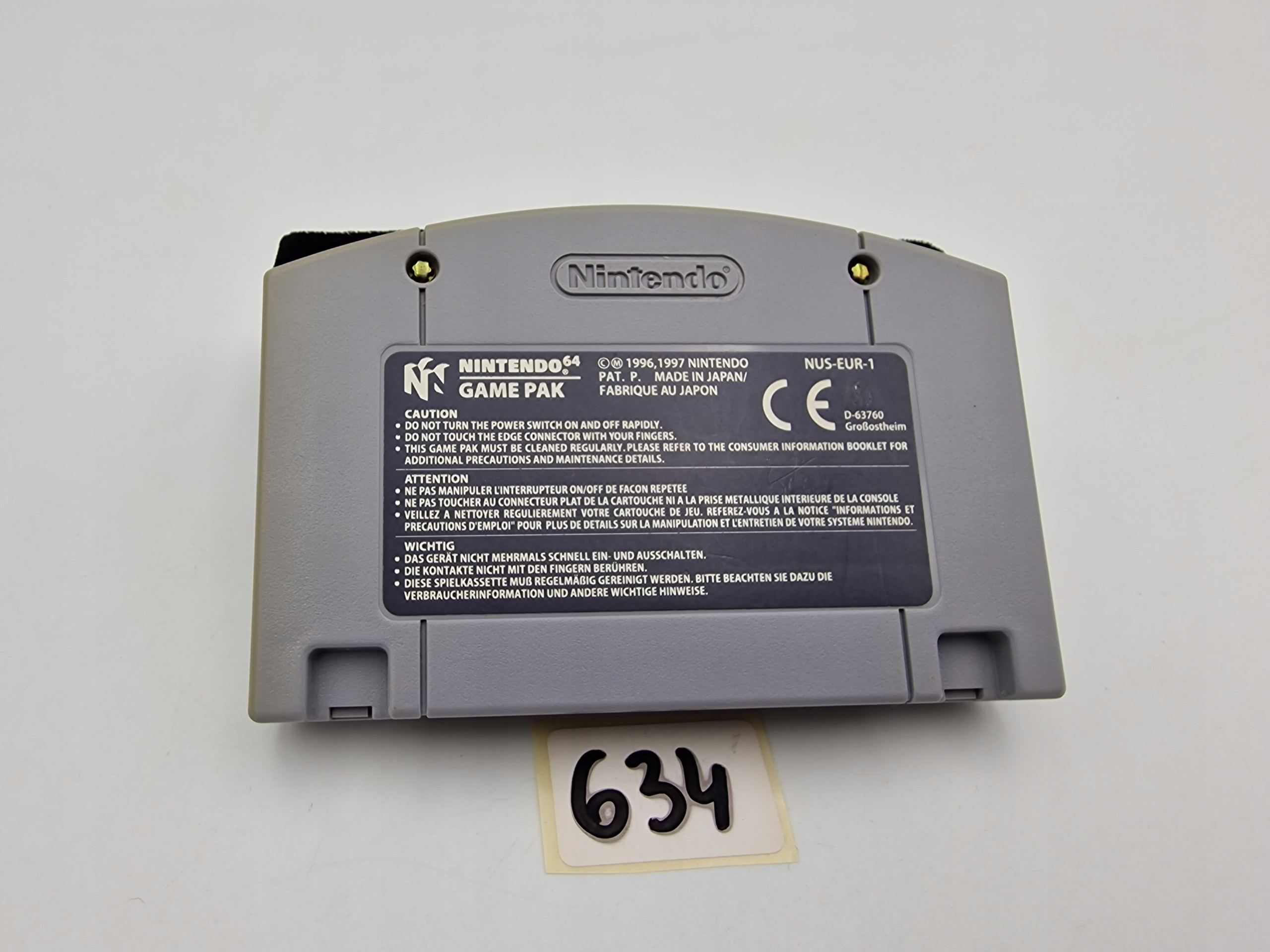 NINTENDO 64 HARVEST BODY Producent Nintendo