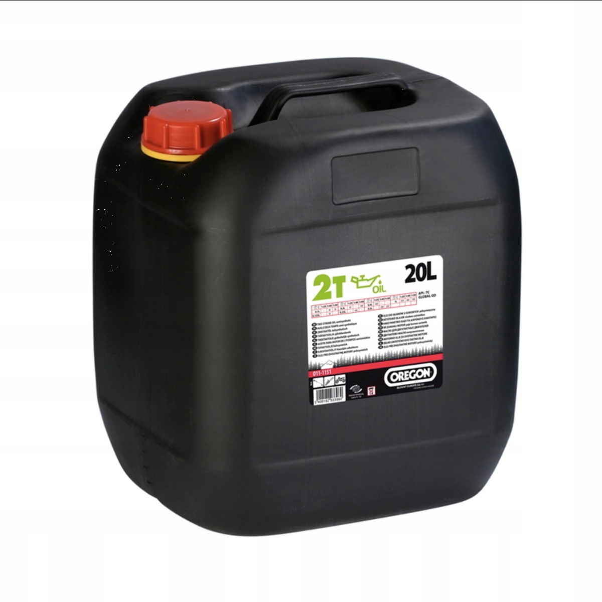 Olej pre dvojtaktné motory, kanister 20L zelený Oregon