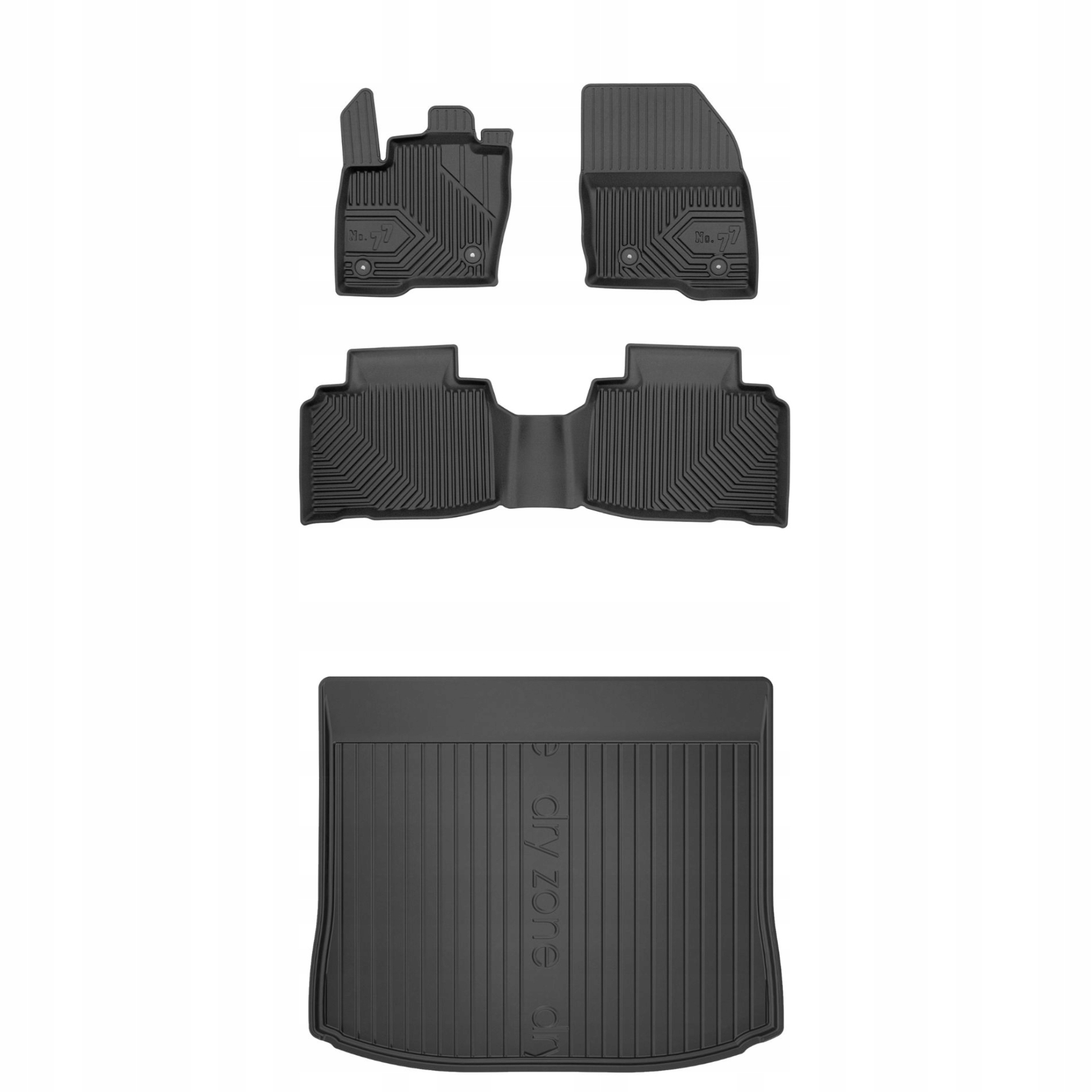 Sada gumových kobercov a rohoží pre Ford Edge II od roku 2014