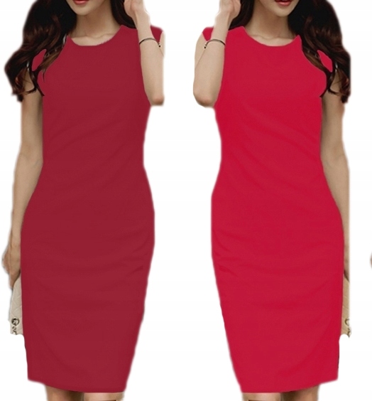 

Wyszczuplająca Klasyczna sukienka Polska Kolory S