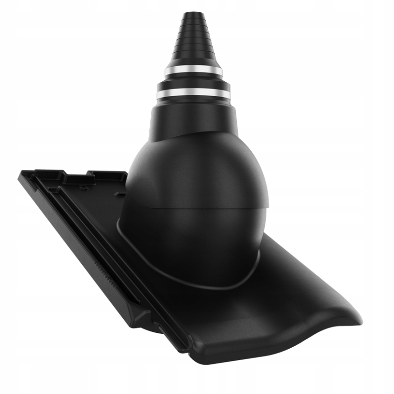 Anténní přechod, těsný střešní průchod Nelskamp Nibra F8,5 Černý