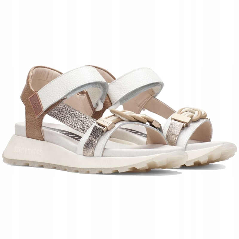 Dámské sandály Hispanitas CHV264679 BOLERO-V26 Panna zlatá Kůže Vel. 38