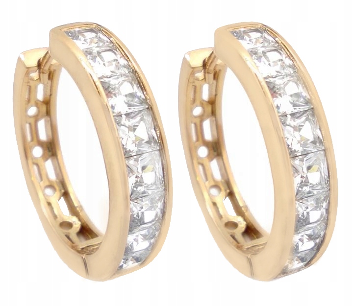 

Kolczyki Złote Klasyczne Diamond 18 Krt Xuping