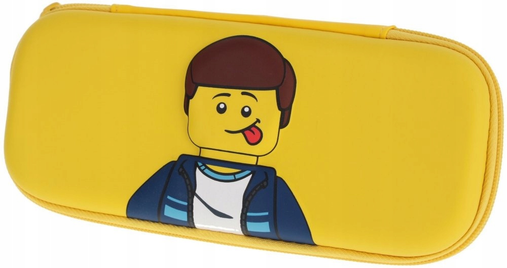 LEGO Żółty piórnik szkolny LEGO Twardy 100698 Typ rozkładany pojedynczy