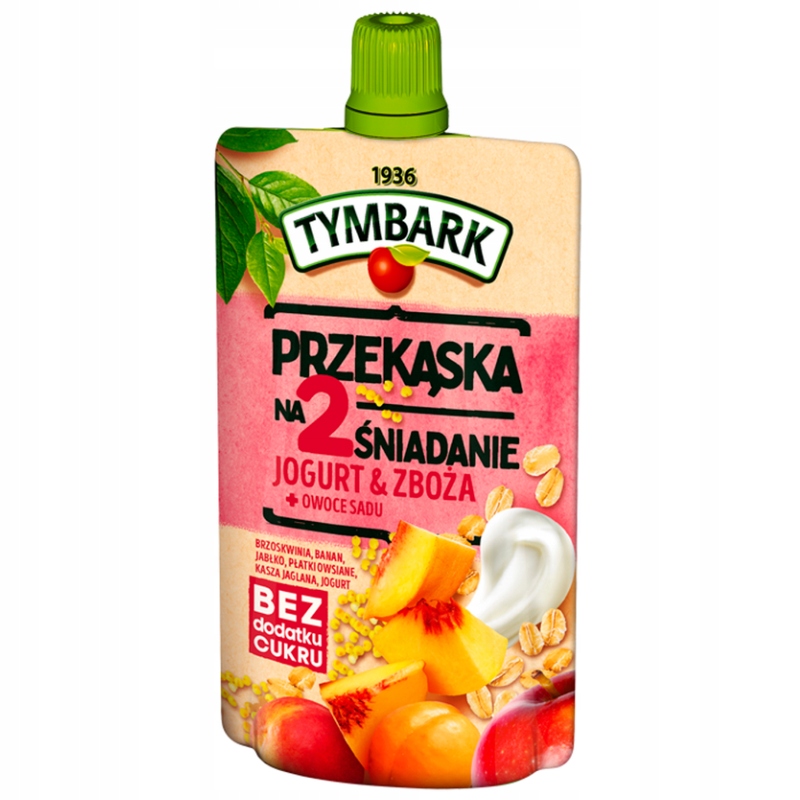 Tymbark MUS Owocowy Jogurt Zboża Owoce Sadu 100g