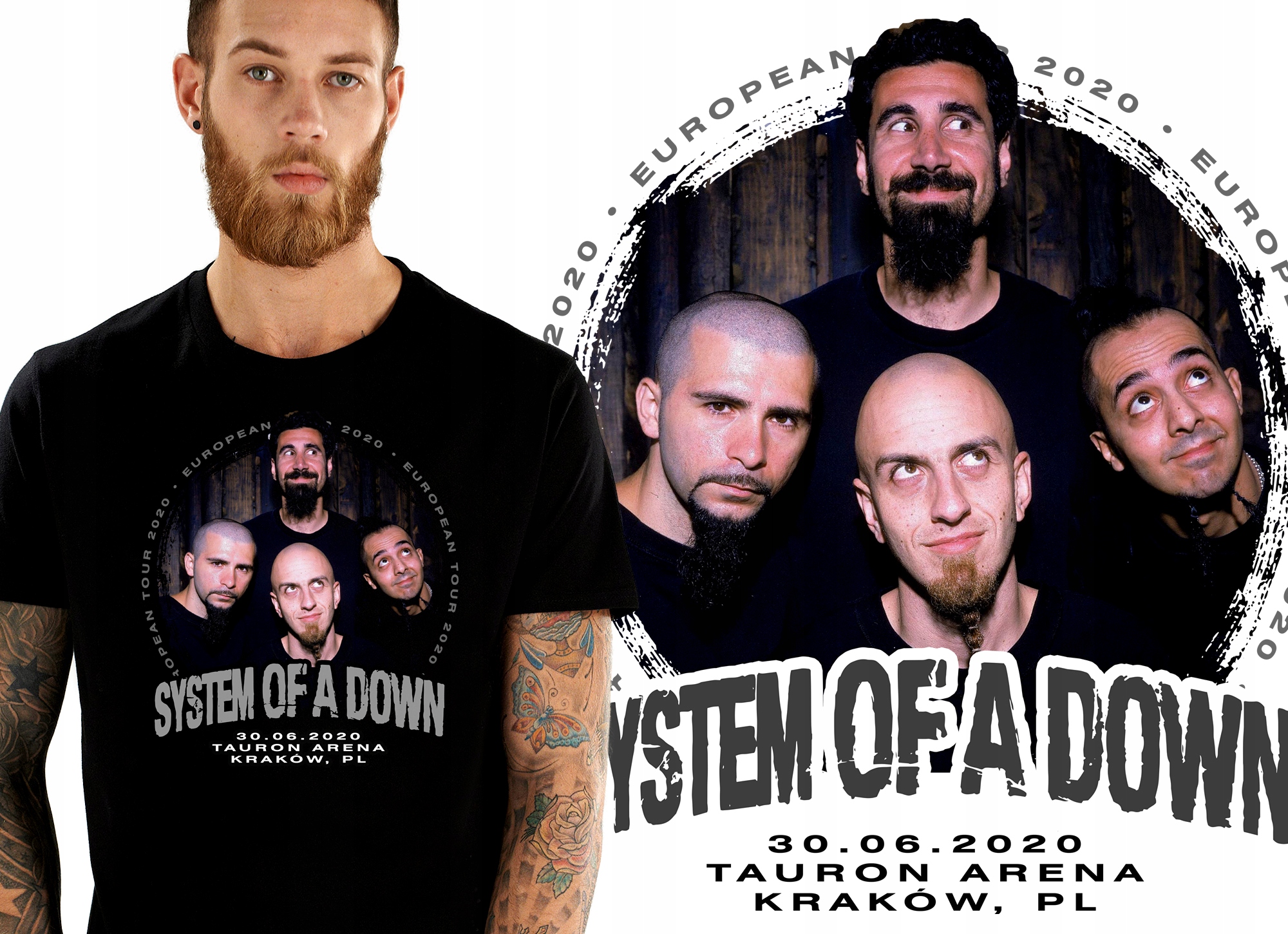 

System Of A Down Soad 2020 Koszulka Męska S