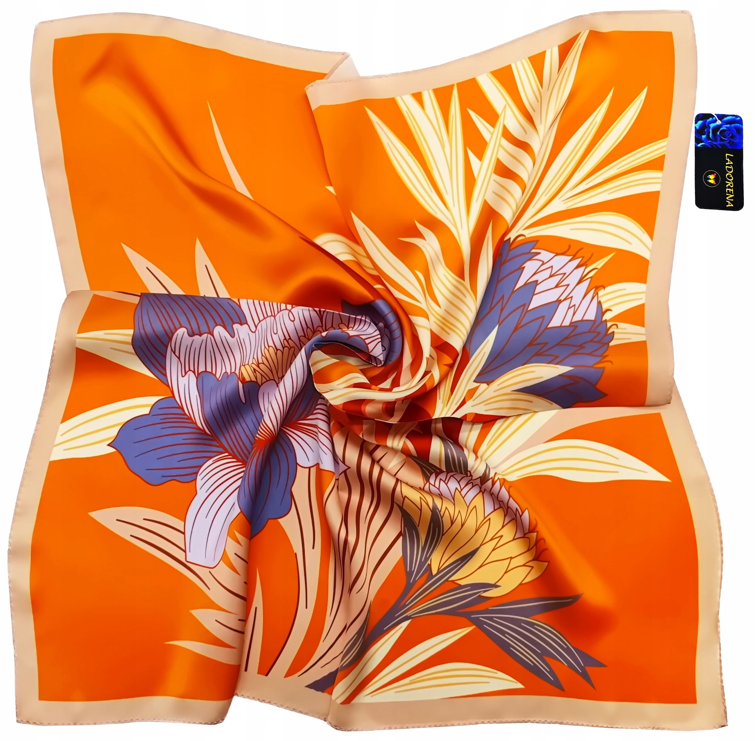 Hedvábný Šátek 100% Hedvábí Přírodní Morušový Značka Kvalita+