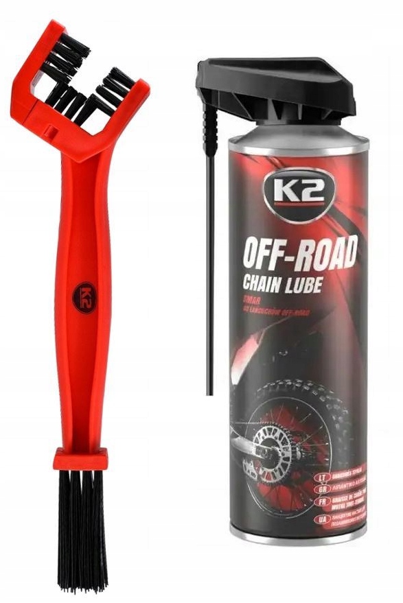 Spray Chain Lube Cross Quad 500ML Kod W140 Smar Do Łańcuchów Szczotka