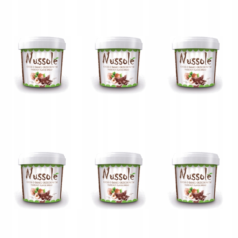 Krem o smaku orzechowym Nussole 600 g X6