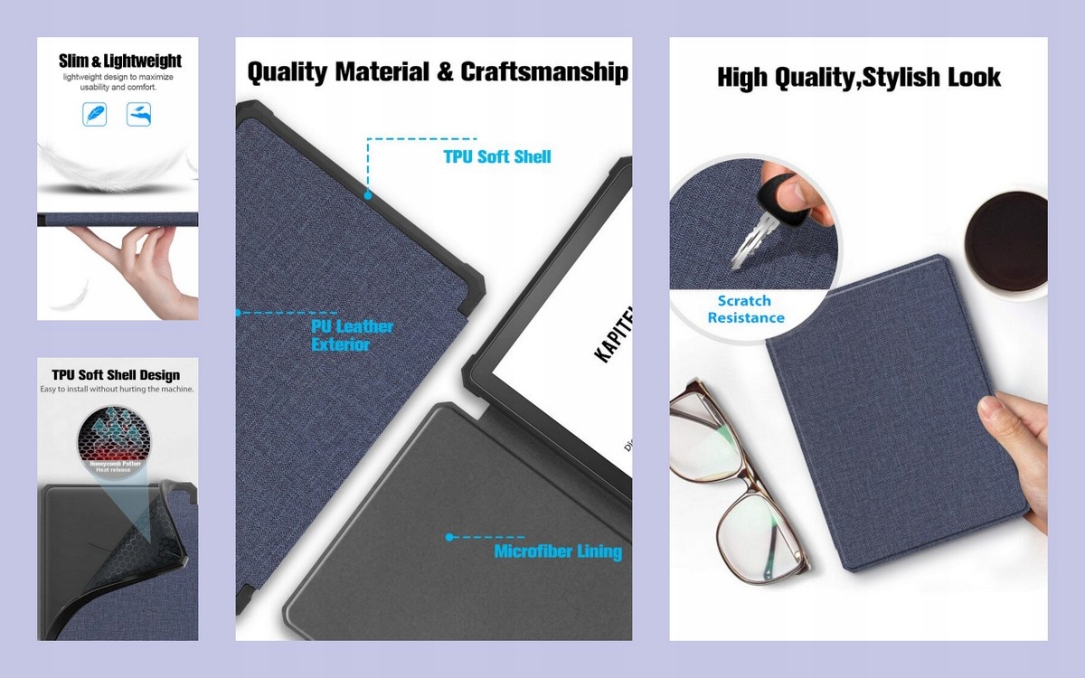 ETUI OBUDOWA DO KINDLE PAPERWHITE V / 5 silikonowe Przeznaczenie Kindle