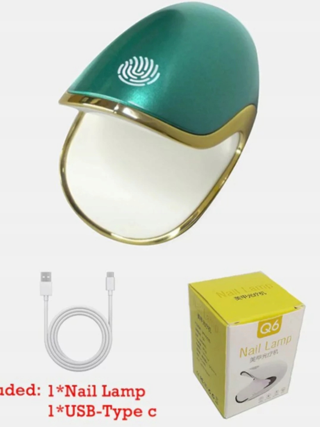 PRZENOŚNA MINI LAMPA UV LED do Paznokci Manicure Zasilanie sieciowe