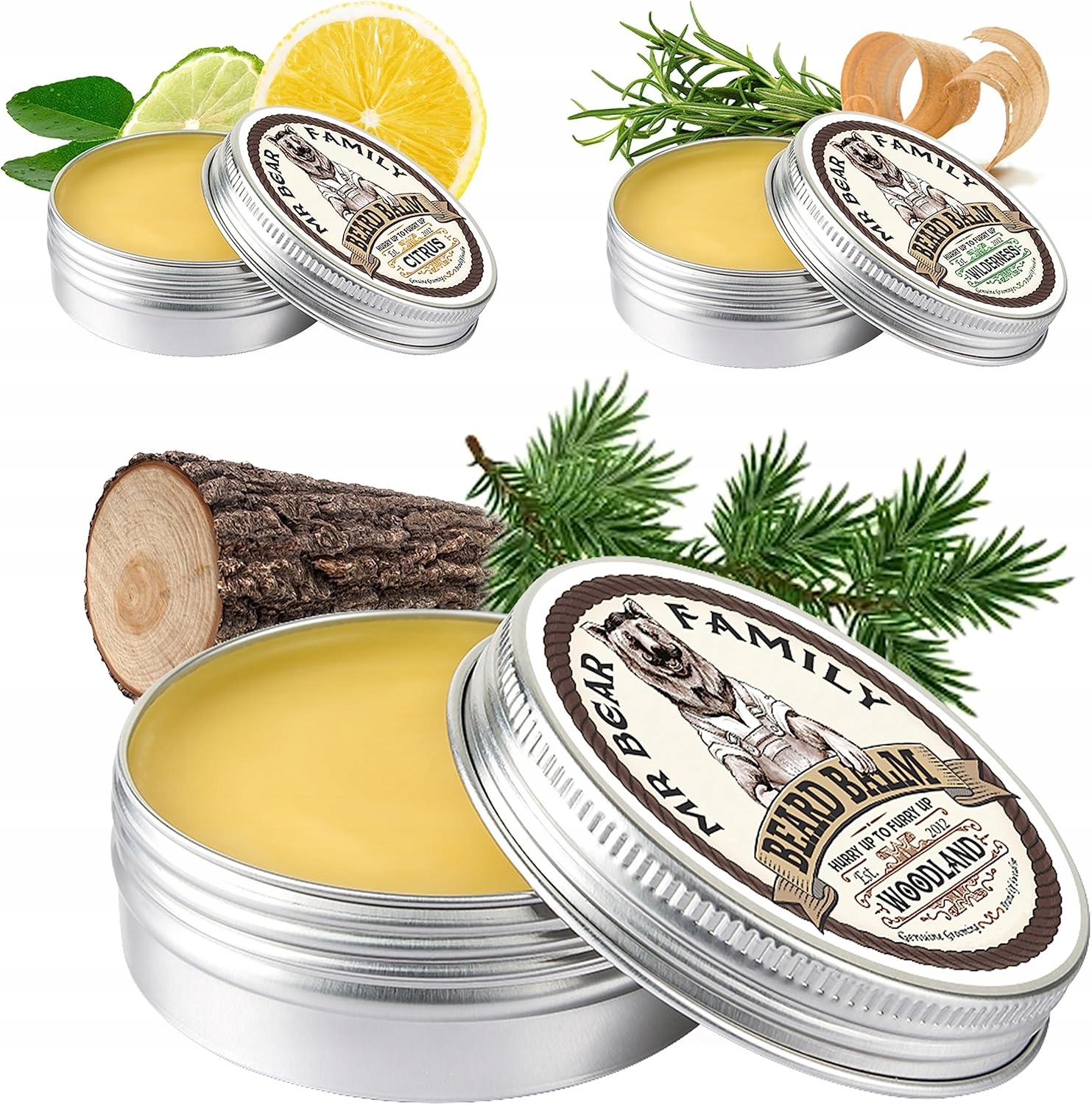Mr Bear Family balzám na vousy Woodland 60 Ml hydratuje a vyživuje