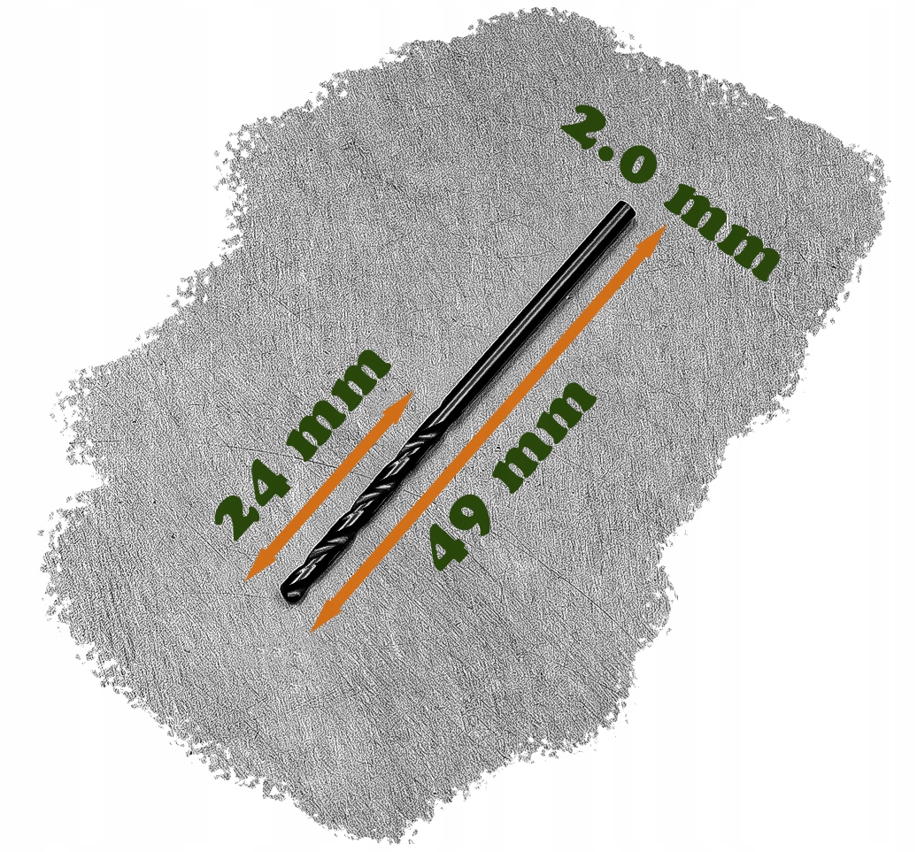 WIERTŁO DO METALU KOBALTOWE 5% NWKa 2,0 Marka Bejmet