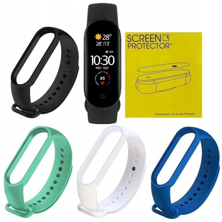 

Xiaomi Mi Band 5 Folia 3 Kolorowe Paski