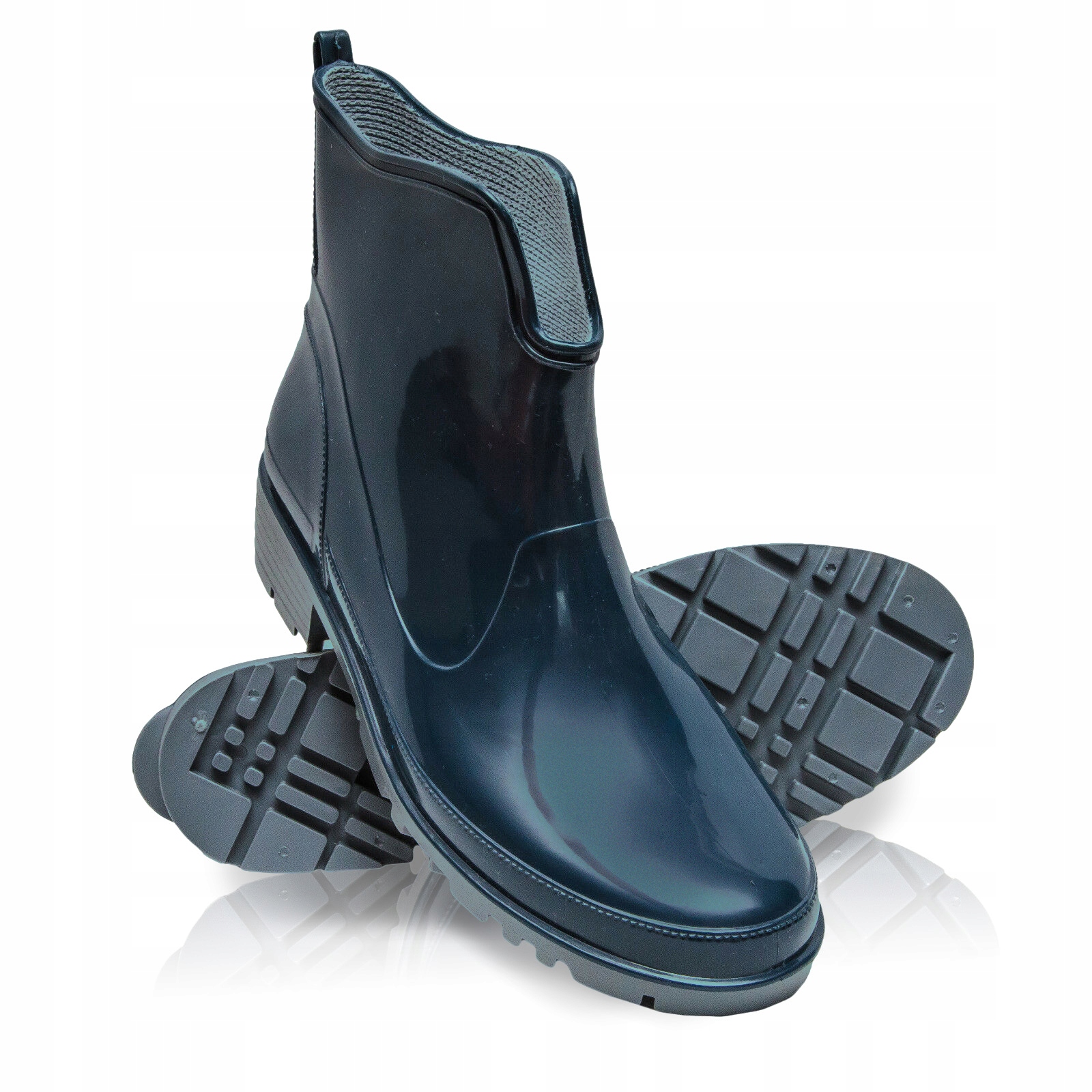 KALOSZE DAMSKIE GUMOWCE NISKIE BOTKI ELKE 42