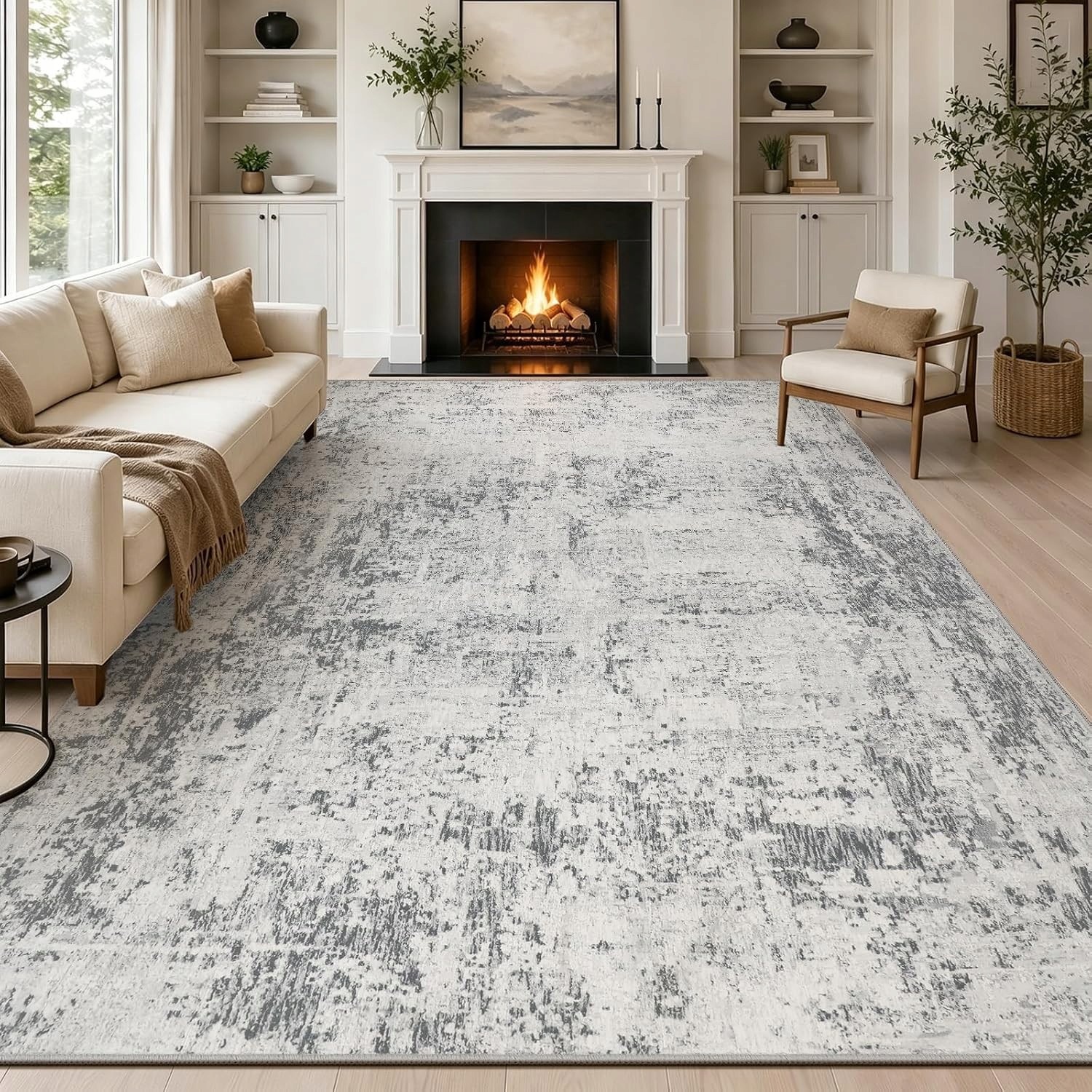 Nowoczesny Dywan Do Salonu Capslpad 200 X 300 CM Prostokątny Krótkie Włosie