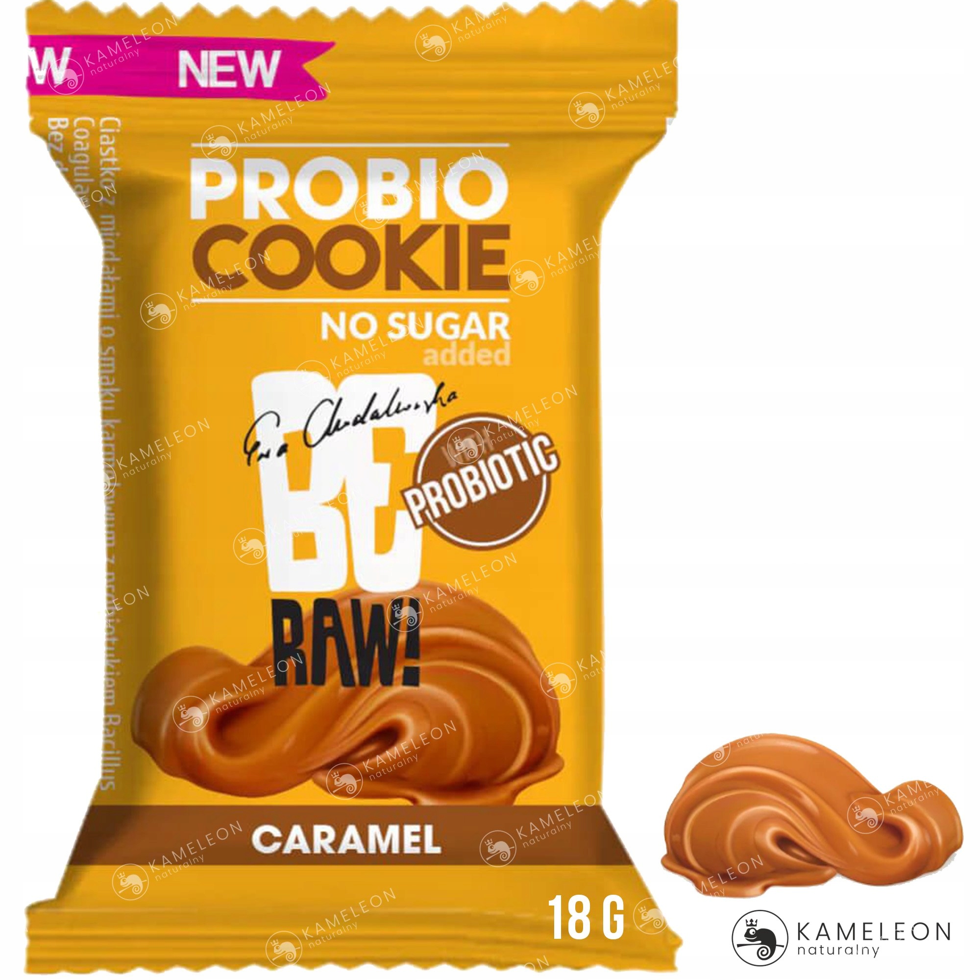 BERAW! PROBIO COOKIE PROBIOTYK MIX SMAKÓW KARMEL MANGO KOKOS po 7szt =21szt EAN (GTIN) 5903246569612
