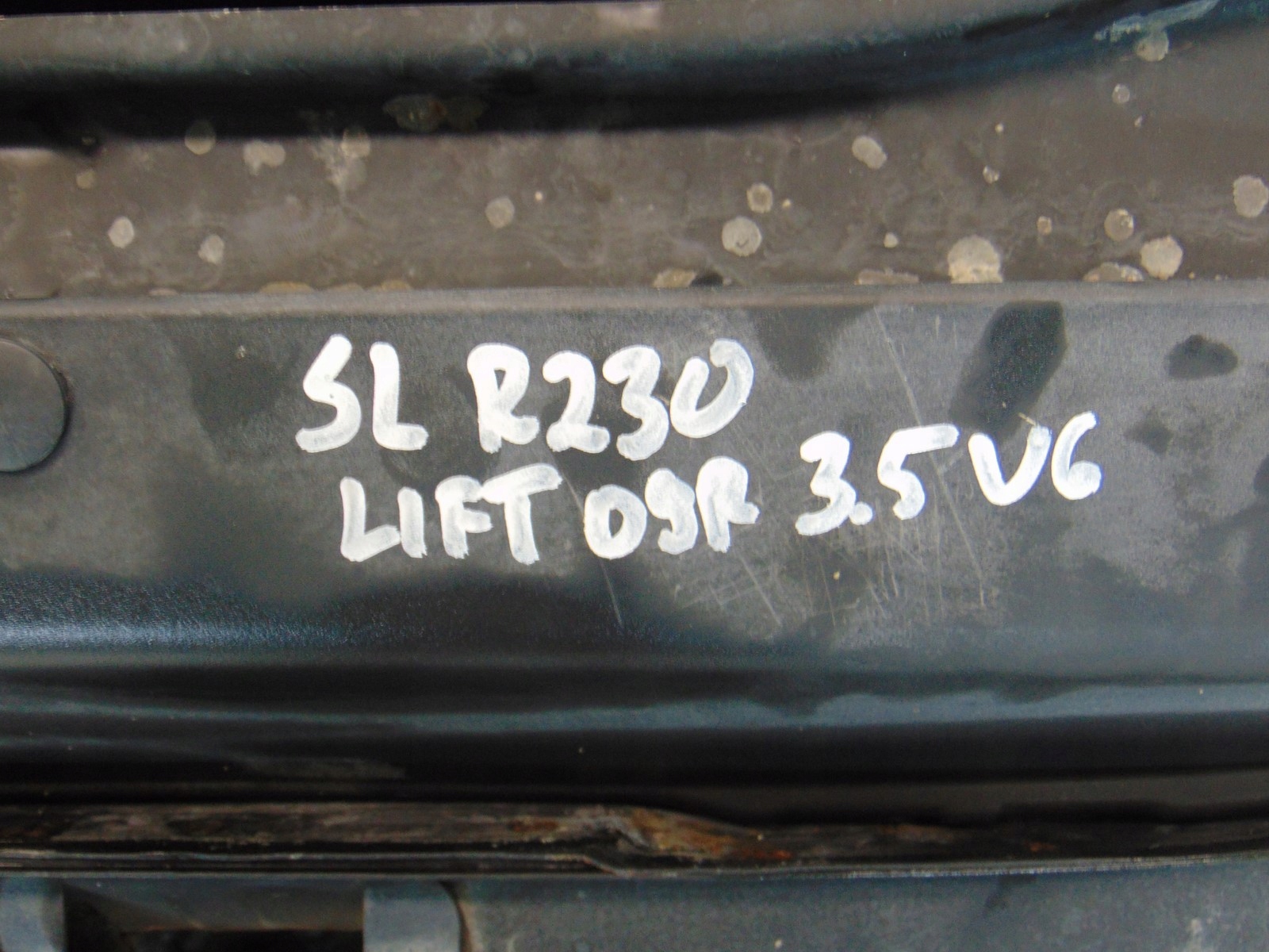 support panel for radiators pillar iron MERCEDES SL R230 3.5 LIFT 09R