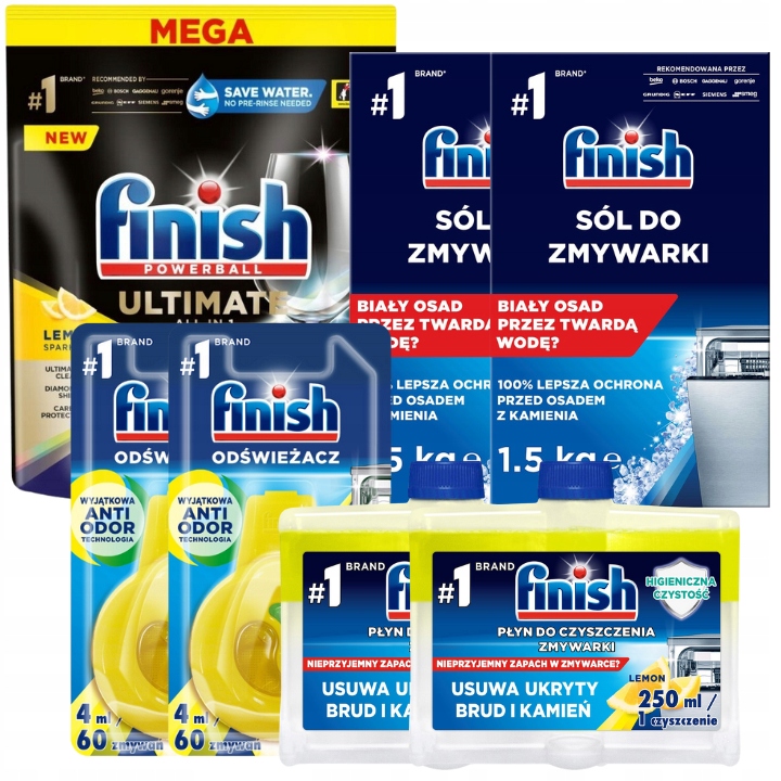 

Finish Zestaw Ultimate 70 Lemon 7 elementów