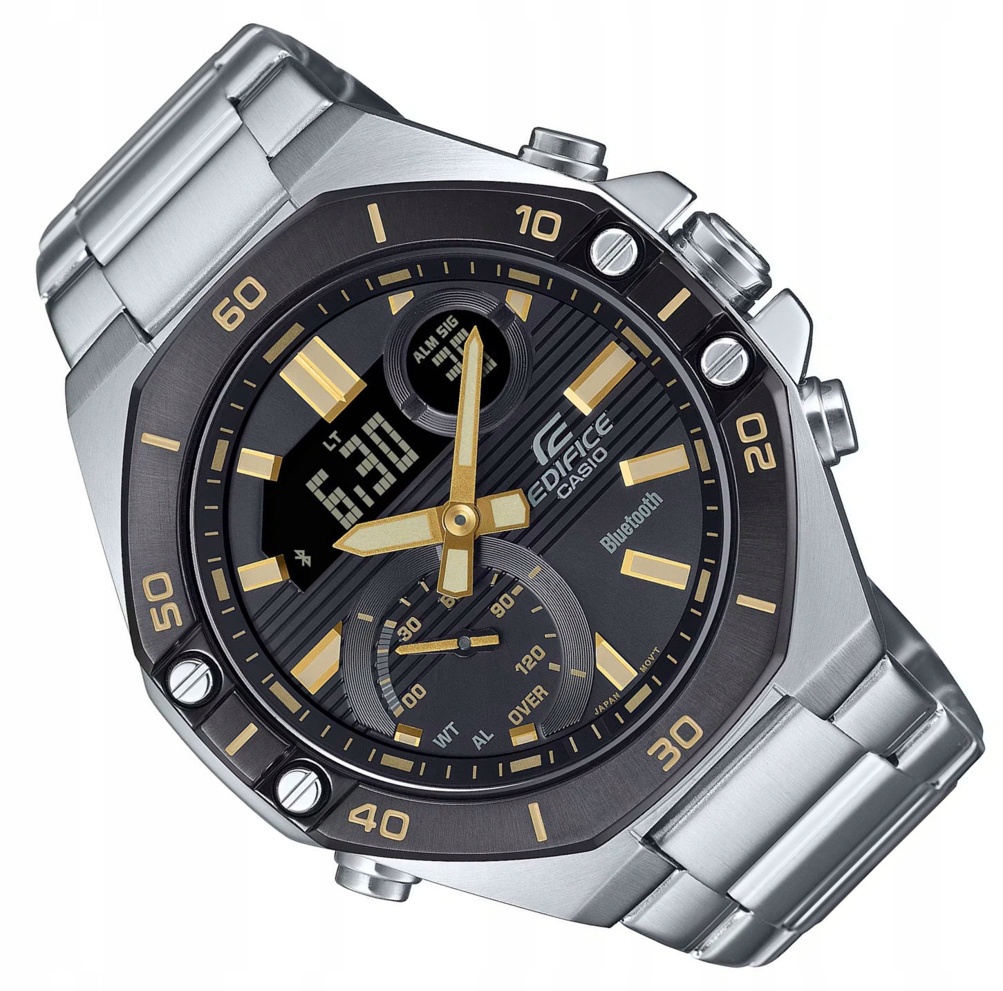 Pánské Ocelové Vodotěsné Hodinky Casio Edifice ECB-10DB-1A9EF Bluetooth