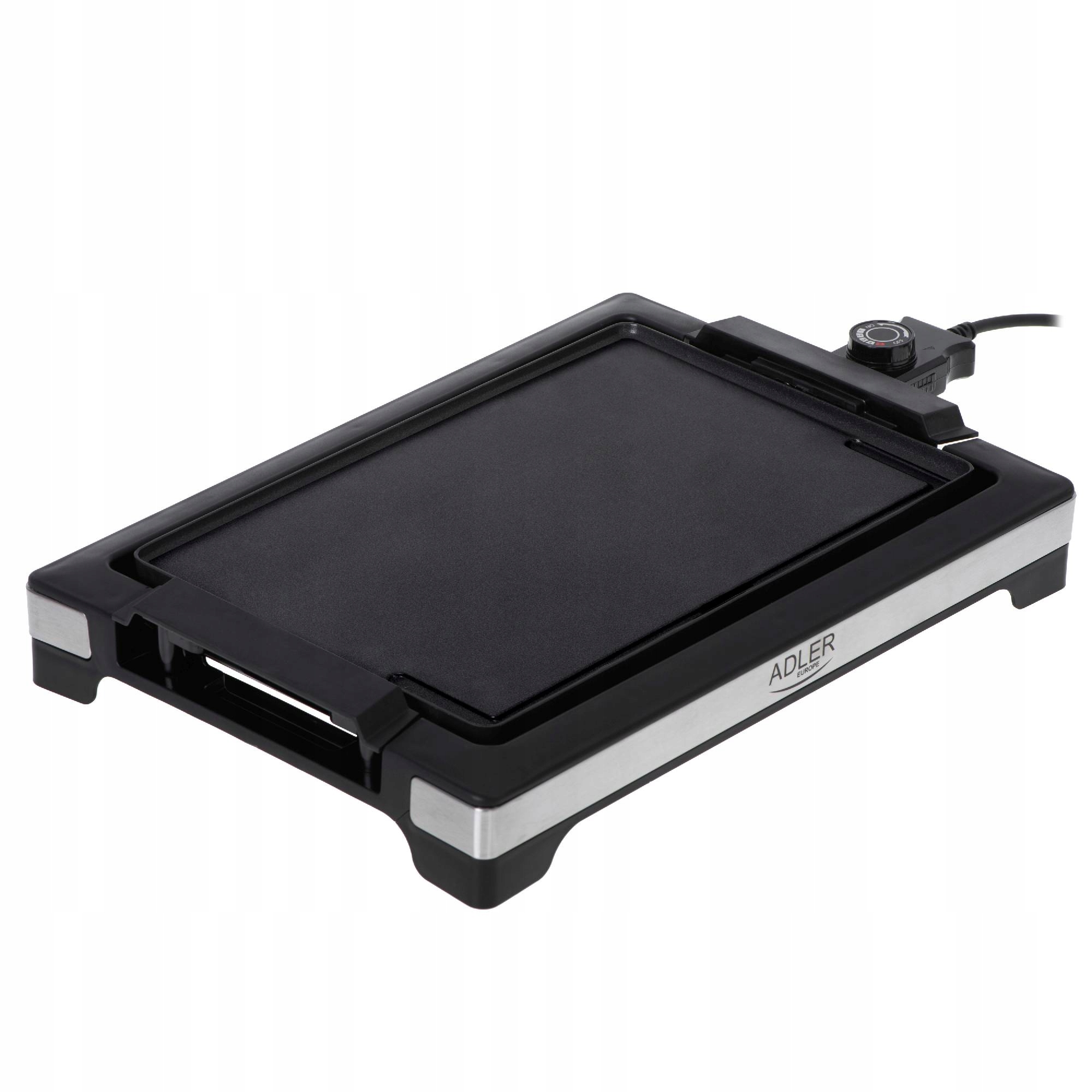 Grill Elektryczny Stołowy 3000W AD 6613 z Płytą Nieprzywierającą