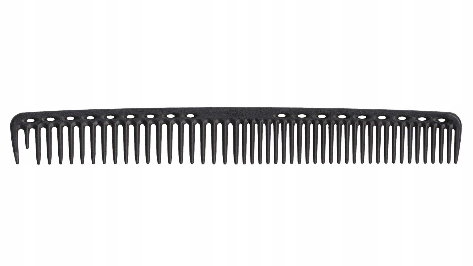 Y.s. Park 333 Black Carbon Černý kadeřnický hřeben Karbon Pro 228 mm