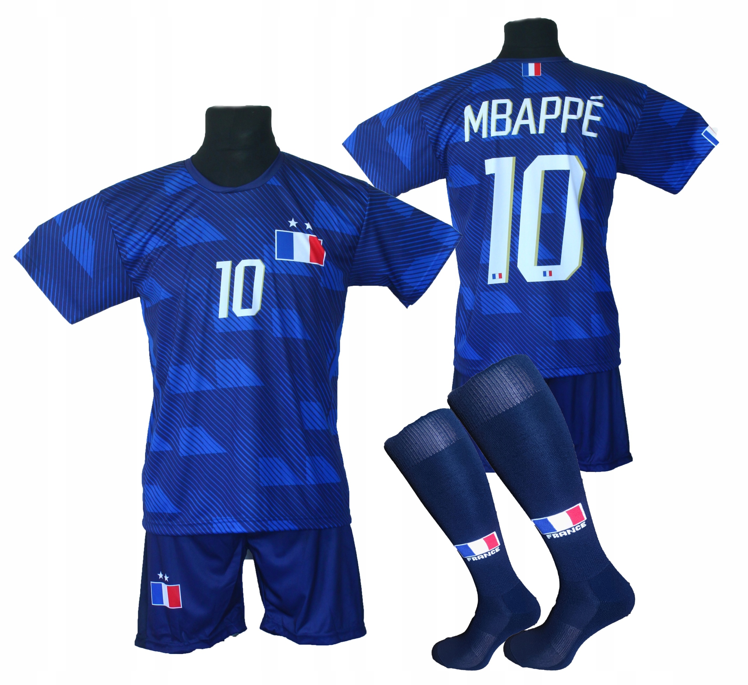 Mbappe Francja komplet sportowy strój piłkarski Bg 122