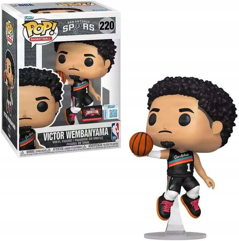 Funko Pop! Nba: Spurs Victor Wembanyama Dunking (special Edition) #220