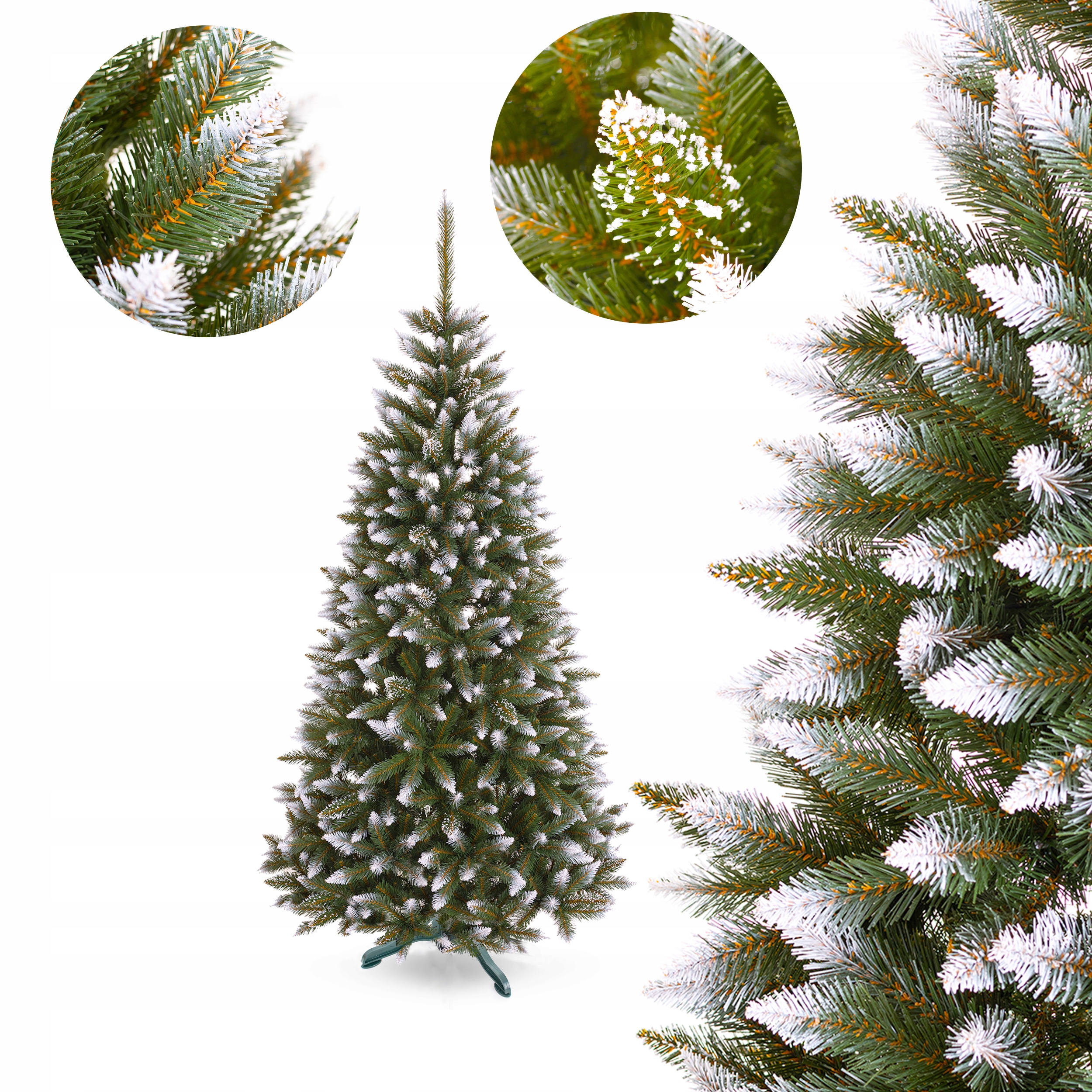 CHOINKA SZTUCZNA ŚWIERK DIAMENTOWY 220 CM