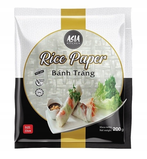 

Papier ryżowy 200 g 22 cm okrągły Asia Kitchen